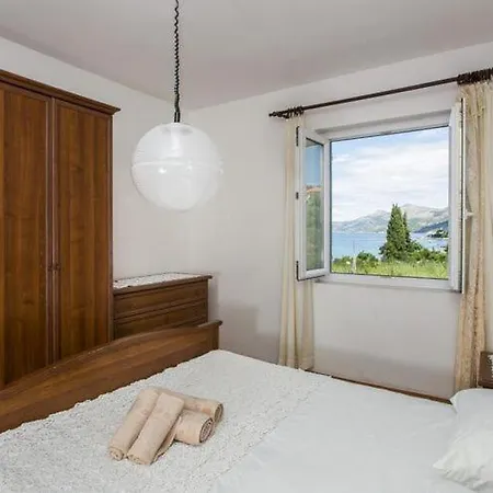 Апартаменты Maria Kolo Ep- Three Bedroom With Backyard Terrace And Sea View Donje Celo